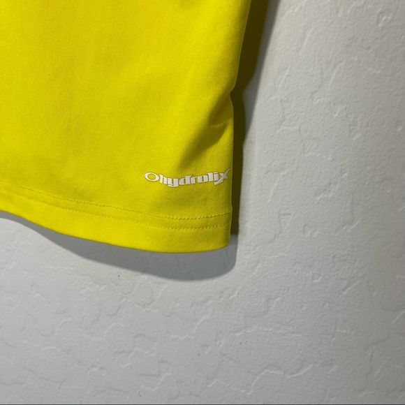 Oakley Men's Hydrolix Polo in Vibrant Yellow, Size L - Excellent Condition - Picture 7 of 7